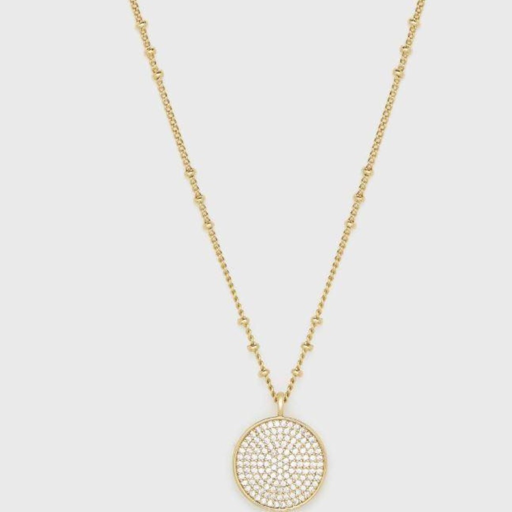 NEW Gorjana 18k gold plated pristine coin …